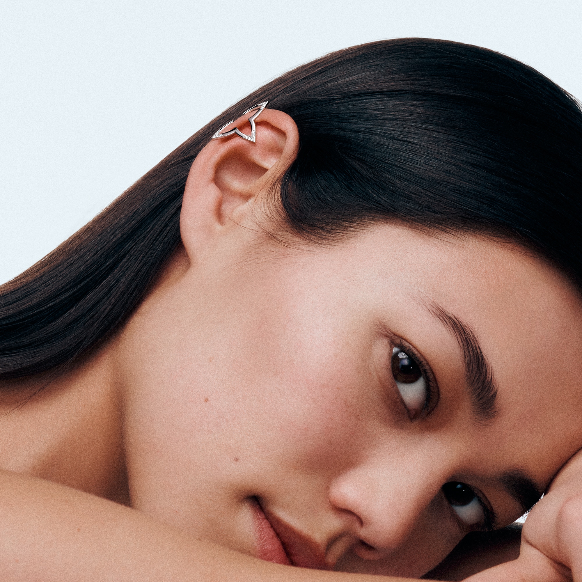 【新品・未使用】VUITTON フープ イヤーカフ オンブレ ブロッサム フープ イヤーカフ オンブレ ブロッサム(ピンクゴールド×ダイヤモンド